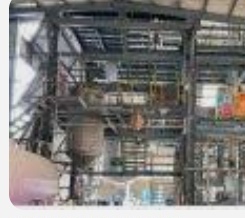 Continuous fractional distillation recovery columns for Acetone and Ethyl Acetate at Sri Chementor