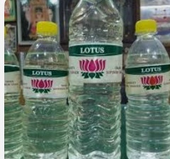 Lotus brand industrial NC thinner and enamel diluent bottles produced by Sri Chementor